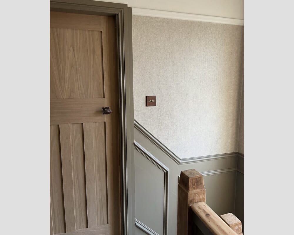 2032 x 813 x 44mm FD30 (32") Oak DX 30s Style Internal Fire Doors
